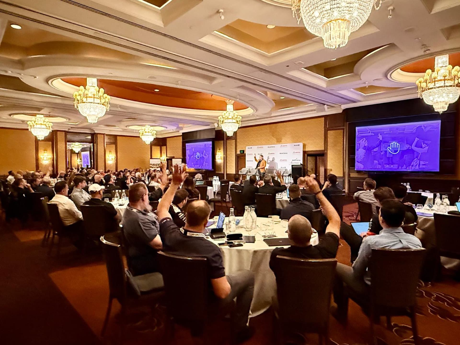 Justin Kabbani on stage at Ampol